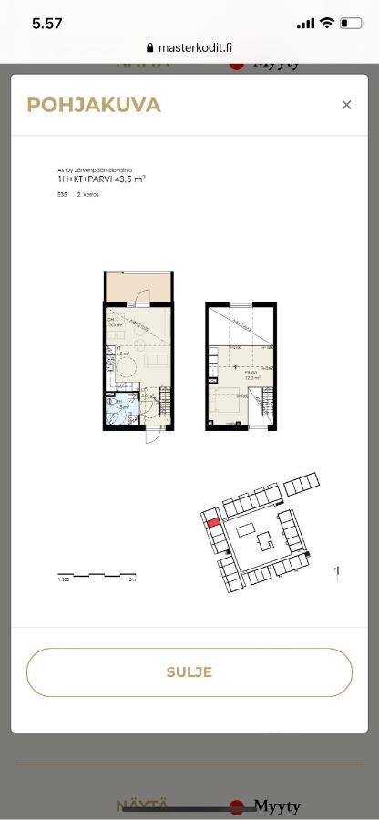 Apartament Rosmariini Järvenpää Zewnętrze zdjęcie
